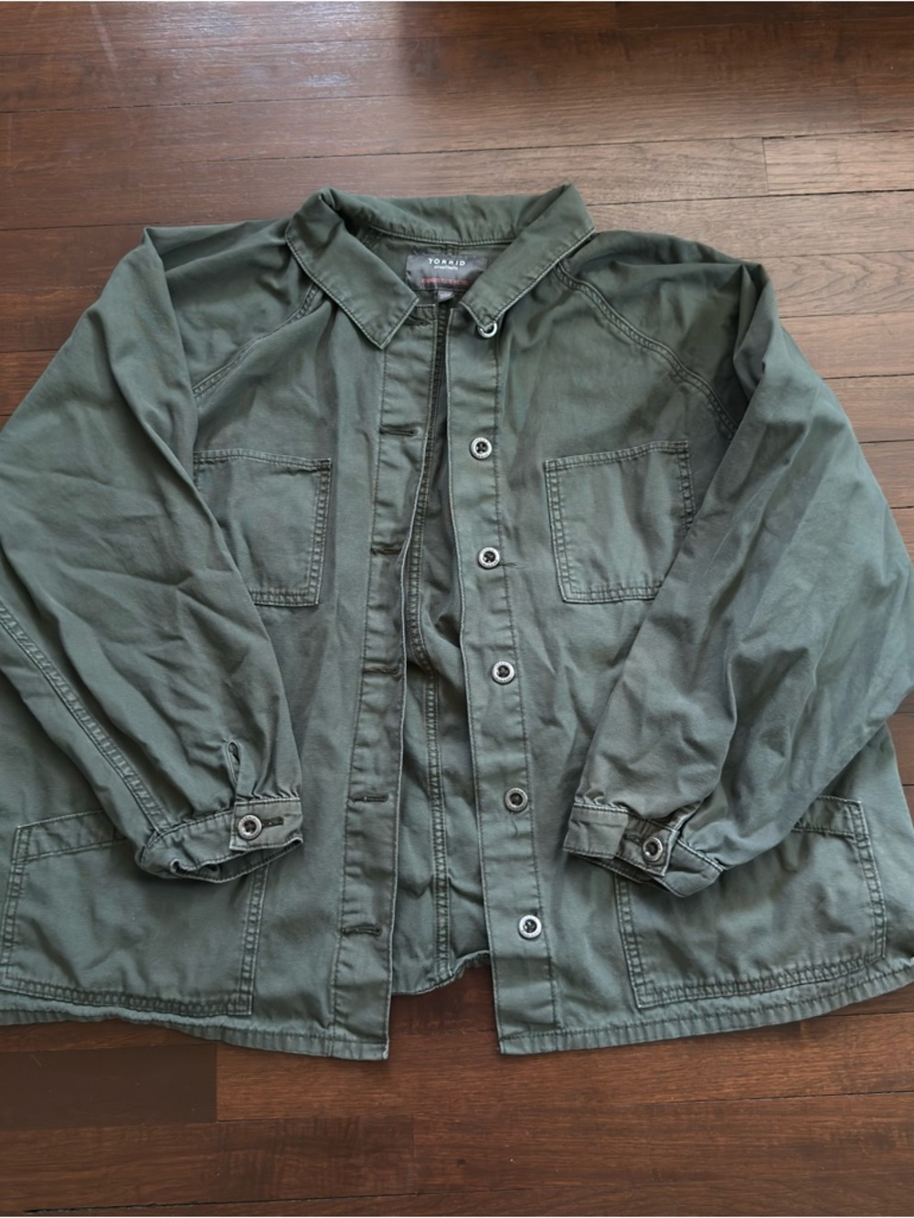 torrid Olive Green Utility Jacket
